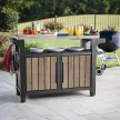 Decocoat unity műanyag xl kerti grill asztal 207l