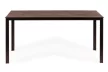6 személyes kerti asztal 156x78 cm polywood barna