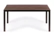 6 személyes kerti asztal 156x78 cm polywood barna