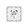 Nova csatlakozóaljzat USB csatlakozóval fehér
