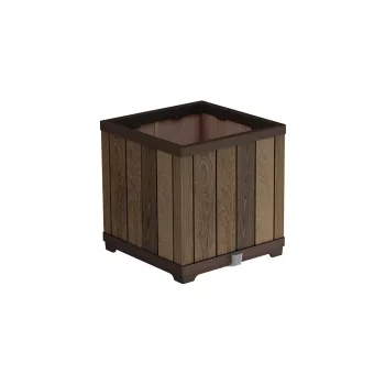 Deco szögletes műanyag virágláda 61 L