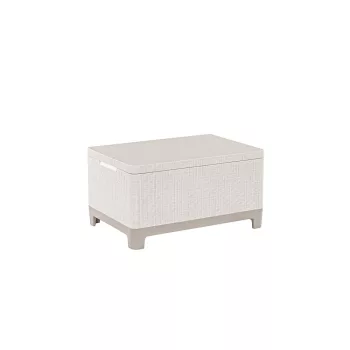 Scandi jute tárolós asztal