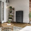 Garden luxe műanyag kültéri zárható szekrény