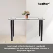 Riona 120 cm szögletes üveg étkezőasztal