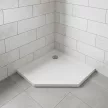 Modena Slim ötszögletű alacsony akril zuhanytálca 90x90 cm
