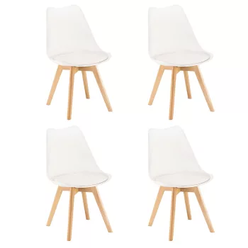 Silla étkezőszék 4 db fehér színben