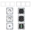 Nova dugalj, USB, TV csatlakozóval fehér kerettel