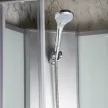 Evora White 90 hátfalas zuhanykabin zuhanytálcával