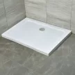 Modena Slim aszimmetrikus szögletes akril zuhanytálca, 80x120 cm