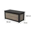 Decocoat műanyag kerti láda 630 L