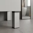 Uni bútorláb 150 mm ezüst