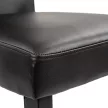Megan 4+1 étkező garnitúra fehér-fekete