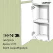 Trent függesztett oldal szekrény