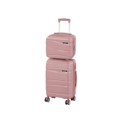 TraveLux Voyager II gurulós bőrönd szett