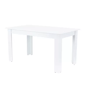 Yorki Standard étkezőasztal 140x80 cm fehér