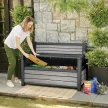 Decocoat műanyag kerti pad/tároló 227 L