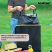 Szelektív palackgyűjtő 100l fekete