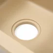 Gori szögletes egy medence + csepegtető gránit mosogató szifonnal bézs