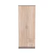 Miami gardróbszekrény 80x205 cm sonoma tölgy-yorki tölgy