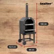 Fornello mobil kemence pizzasütő